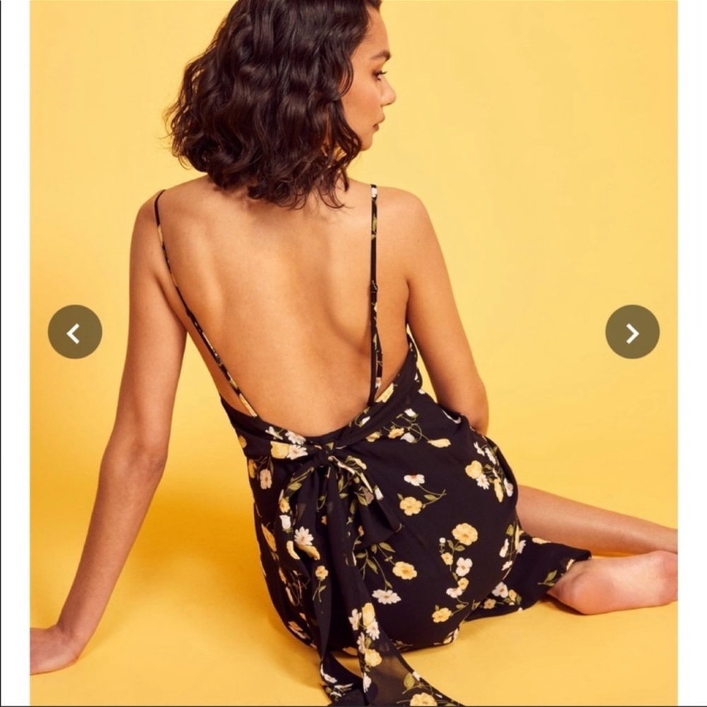 (SOLD) Reformation Dietrich Midi Dress - Picture 6 of 12